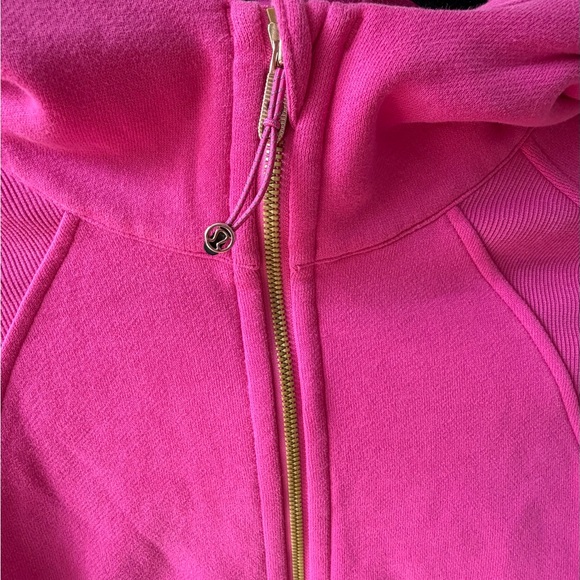 lululemon athletica Hot Pink Zip Hoodie Vest - Picture 2 of 3